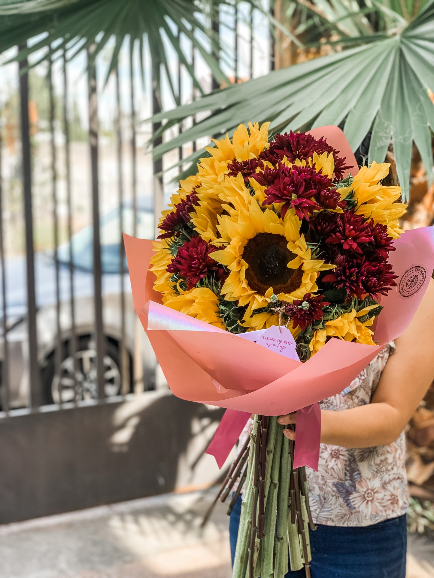 Bouquet Girasoles y margaritas