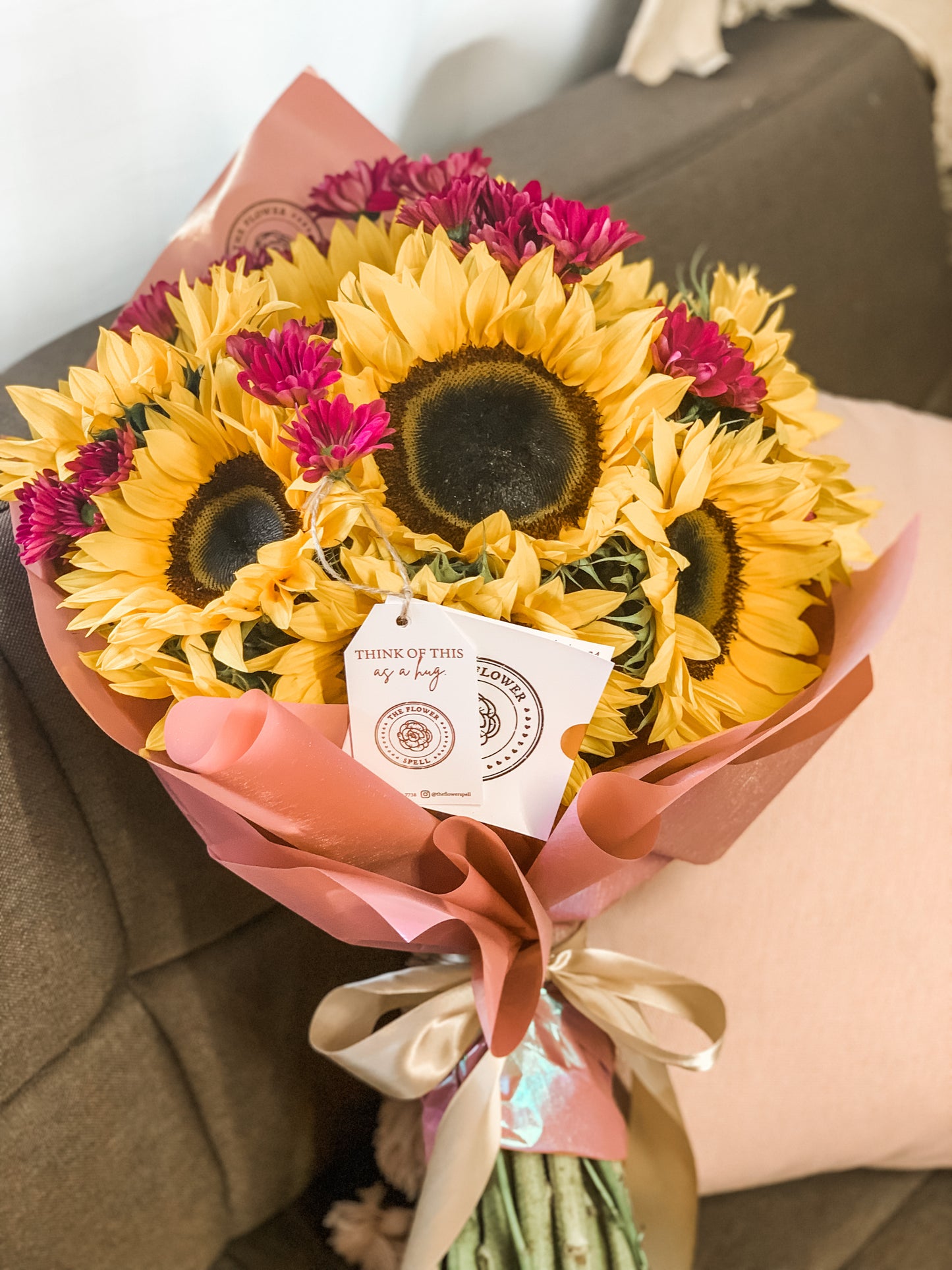 Bouquet Girasoles y margaritas