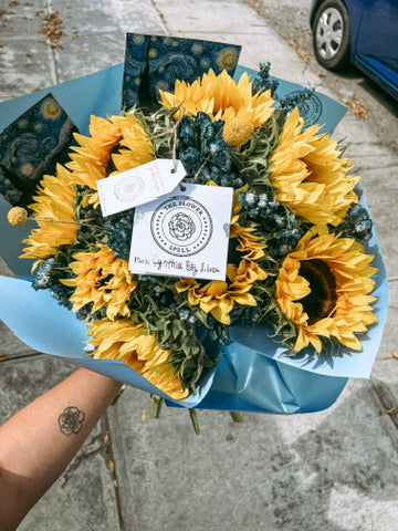 Bouquet Inspirado en Van Gogh