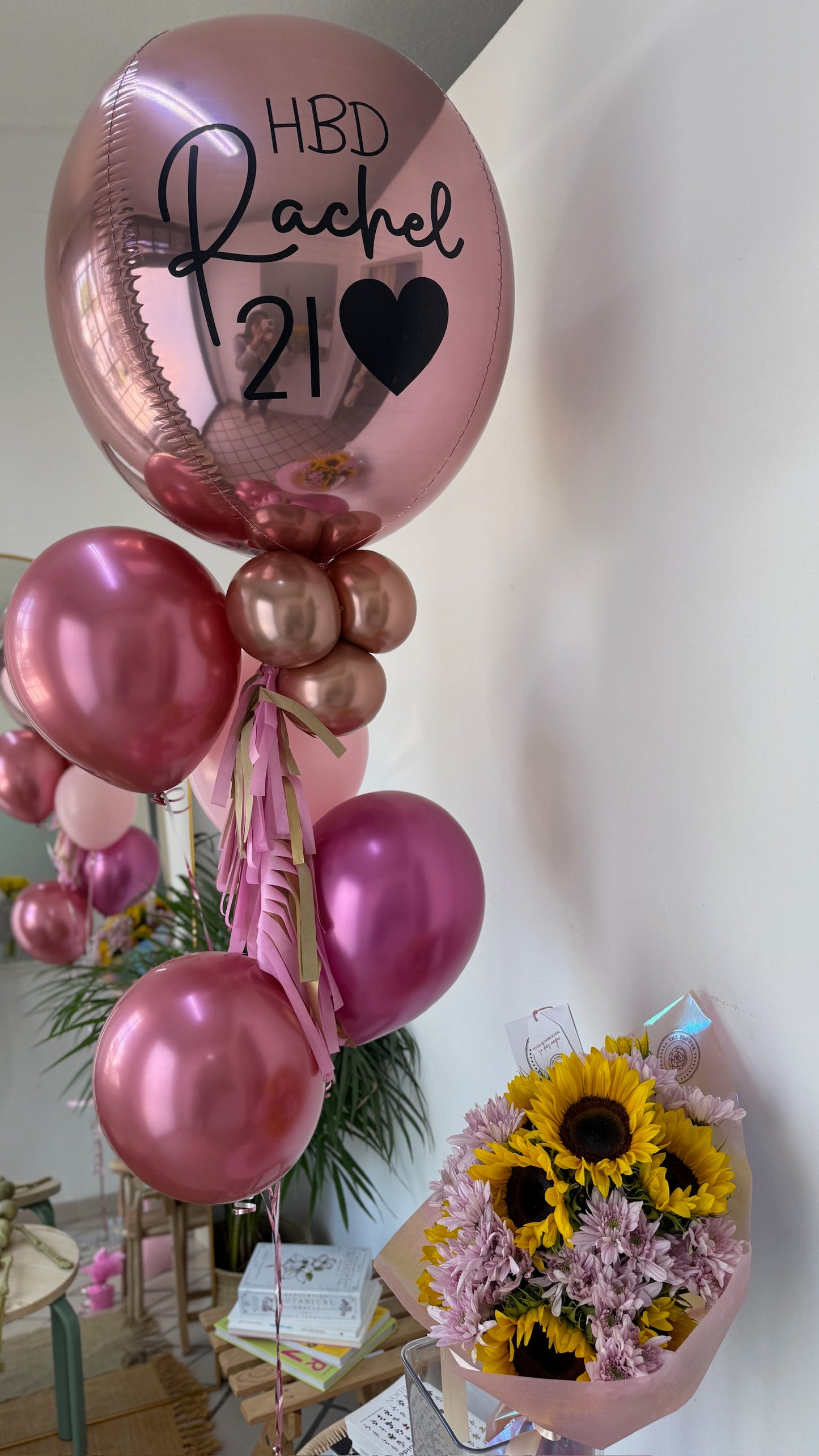 Burbuja con texto personalizado