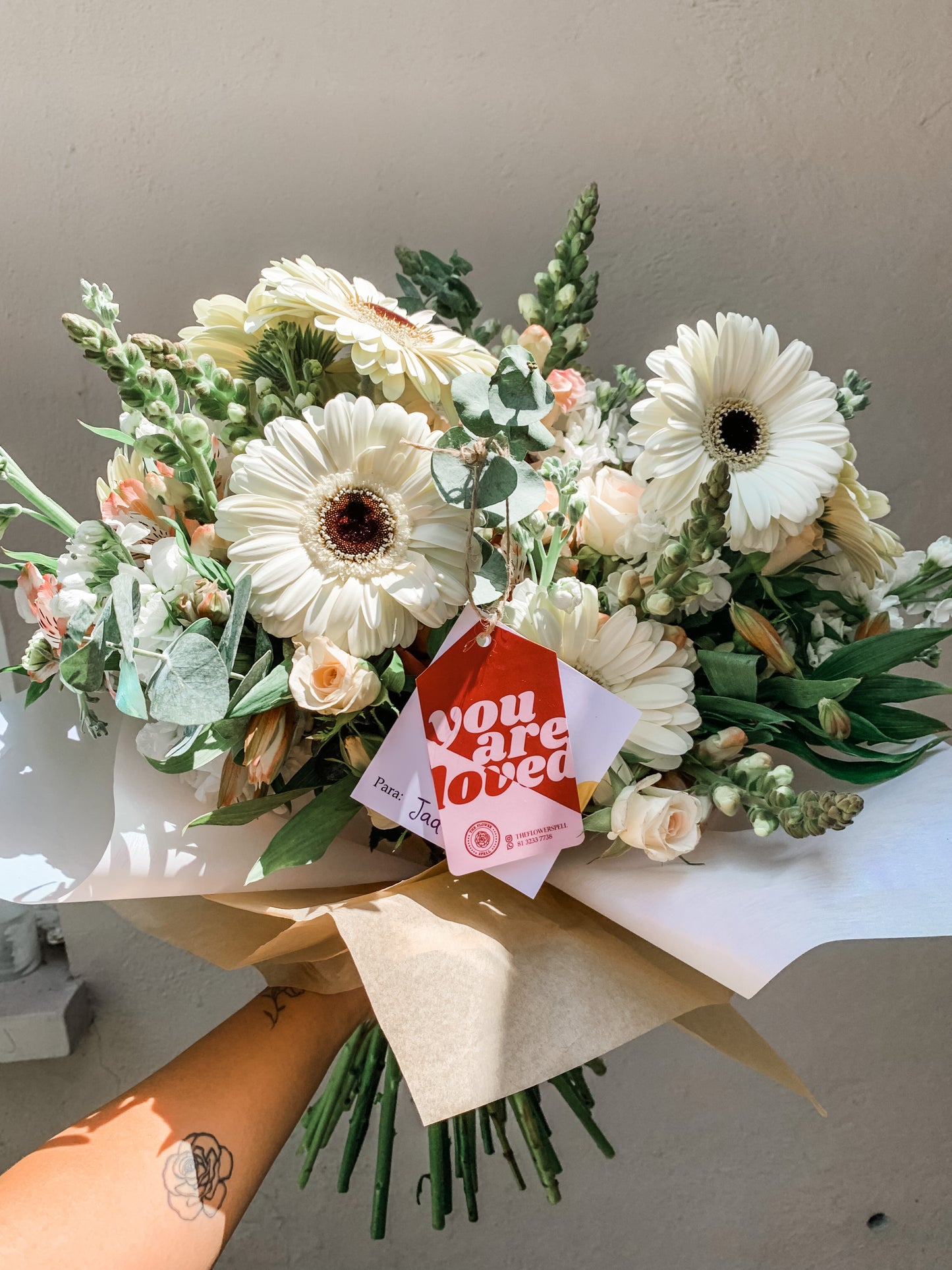 Gerberas y mix de flores